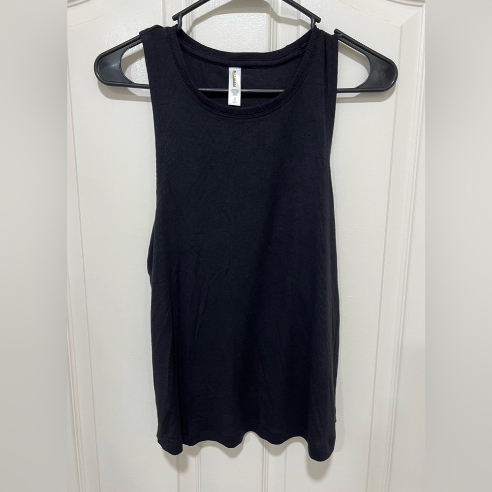 Athleta Well Rested Rib Sleep Tank Black NWOT - Picture 5 of 8
